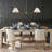 2-light Linear Pleated Fabric Pendant Light-1573065618