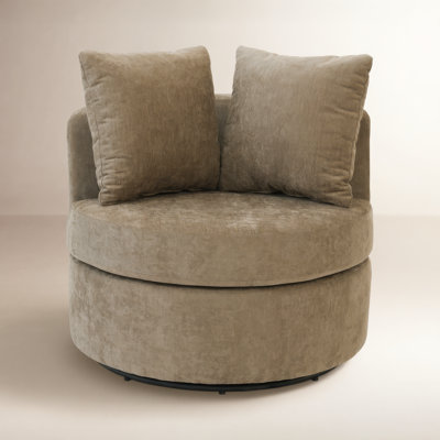Kalista Upholstered Swivel Accent Chair
