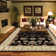 Tapis noir en laine Falgout
