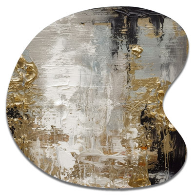 Fraipont - Abstract Metal Art In Irregular Drop Shape