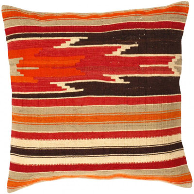 Vintage Turkish Pasargad Hand Knotted kilim Pillow 24''