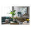 Lampe de table en cuir 14 x 14 x 27 po