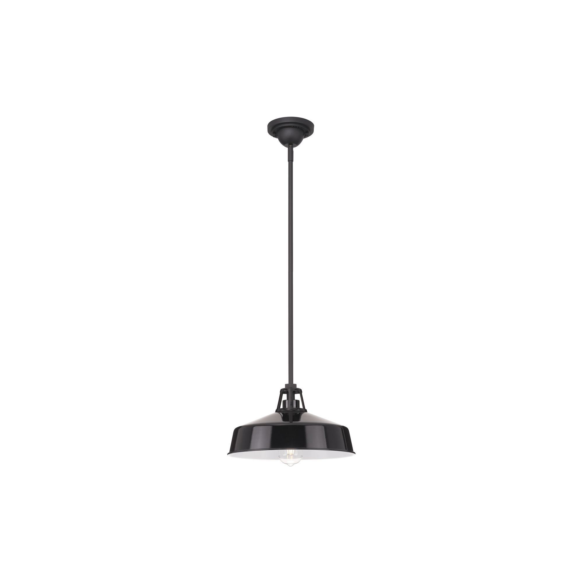Outdoor Metal Pendant, Black