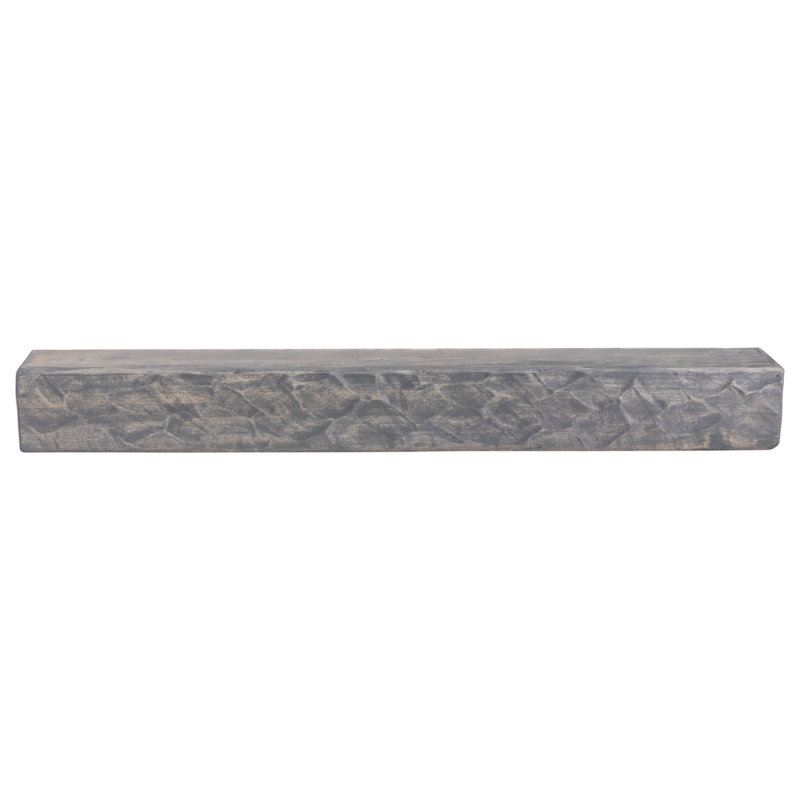 Tablette de manteau de cheminée Rough Hewn, 9", Gris cendré, 36"