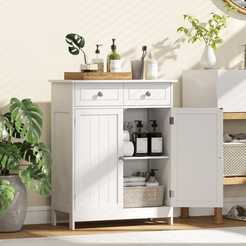 Ramford Bathroom Cabinet, White