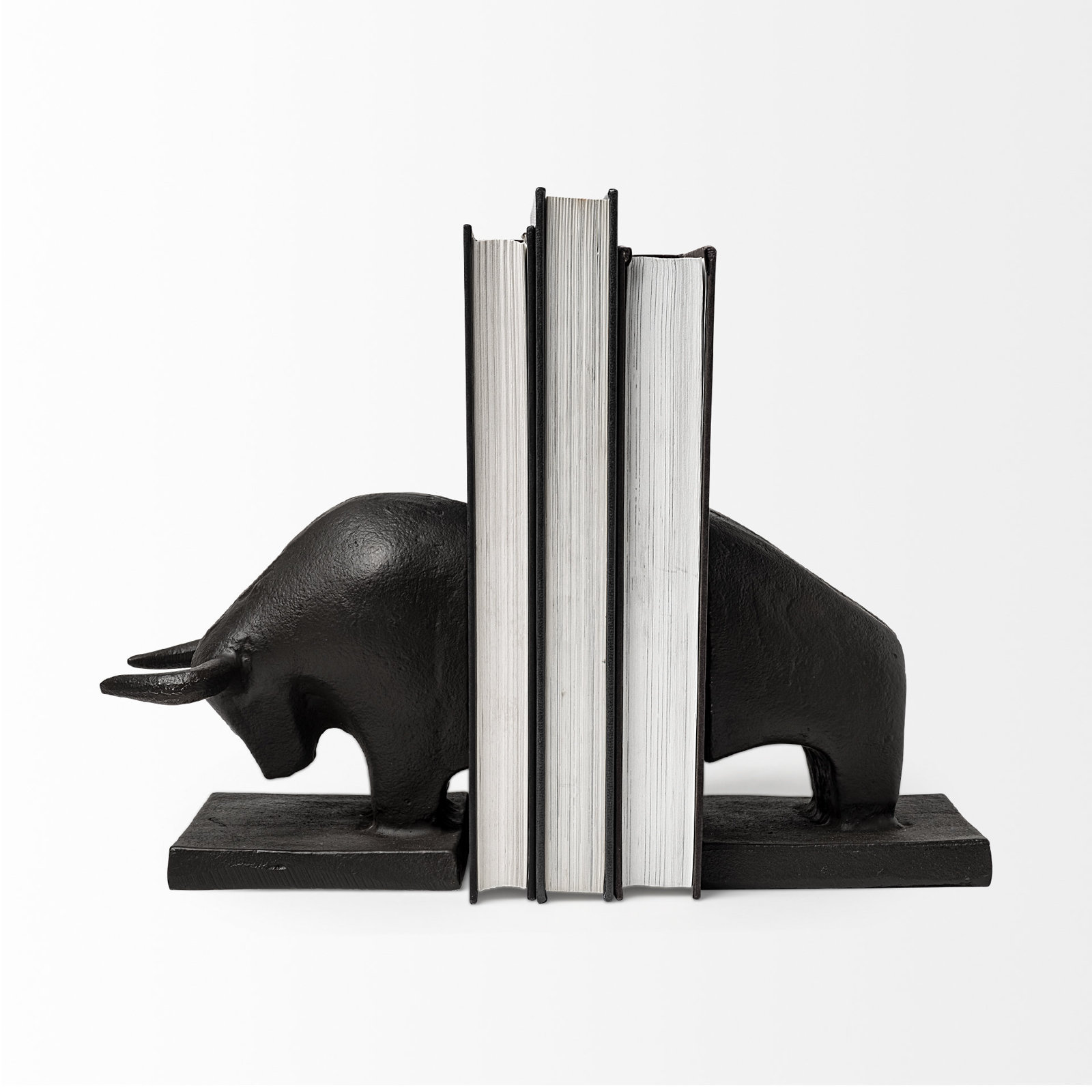 Oakfield Aluminum Raging Bull Bookends