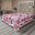 Corail, blanc et gris anthracite / motif abstrait