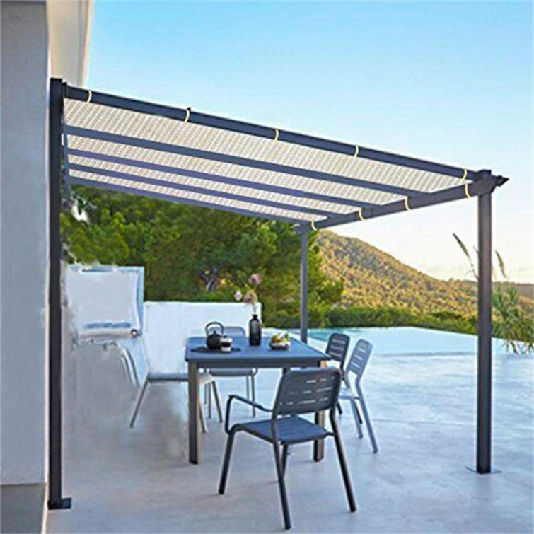Sunscreen Shade Panel 10'x12' Rectangle Shade Sail with Rope Hgmart