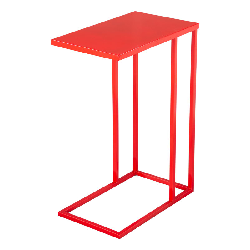 Tanu End Table, Antique Zinc, 23.6" H x 16.5" W x 10" D