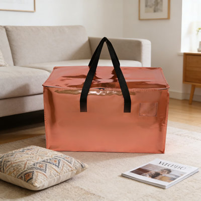 Heavy Duty Moving And Storage Bags With Handles And Zippers, Extra Large Waterproof Foldable Totes For Packing, Shipping, Travel, And Home Organization