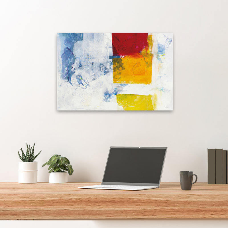 Abstrait contemporain - Breakout II, H 16 po x l 24 po