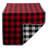 Cadee Checkered 100% Cotton Christmas Table Runner