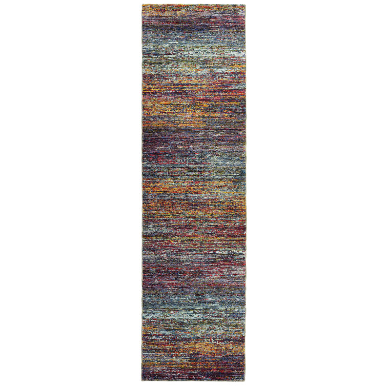 Synthetic Abstract Indoor Rug