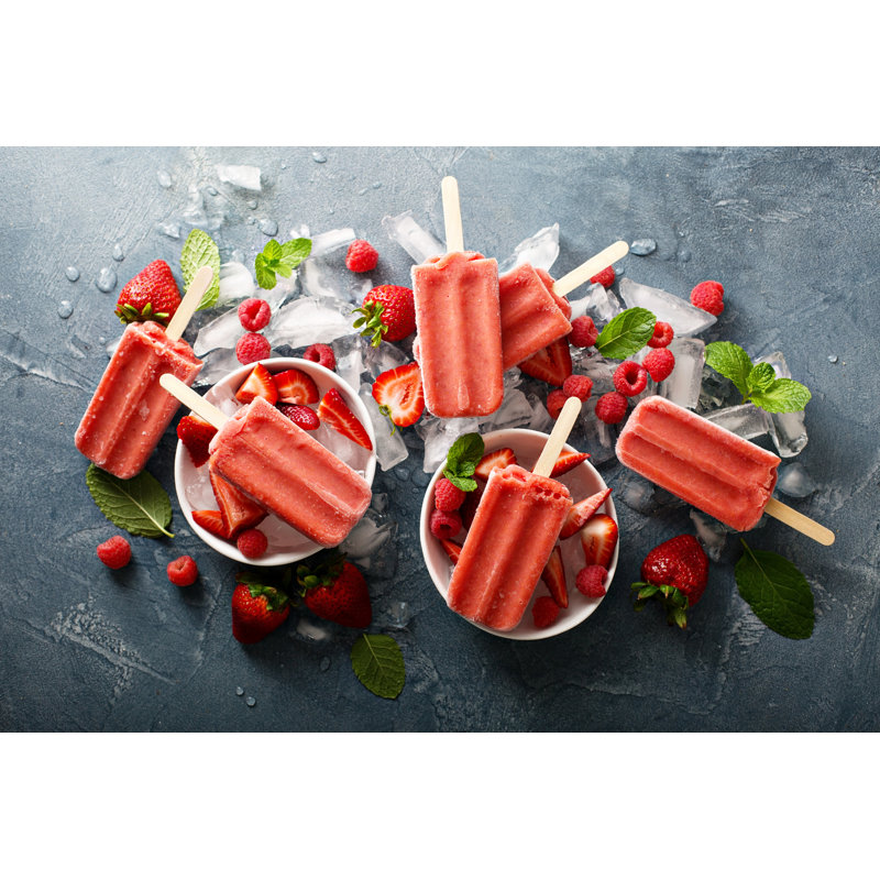 Ice Cream Popsicles - Photographie sur toile tendue, L 12 po x H 8 po