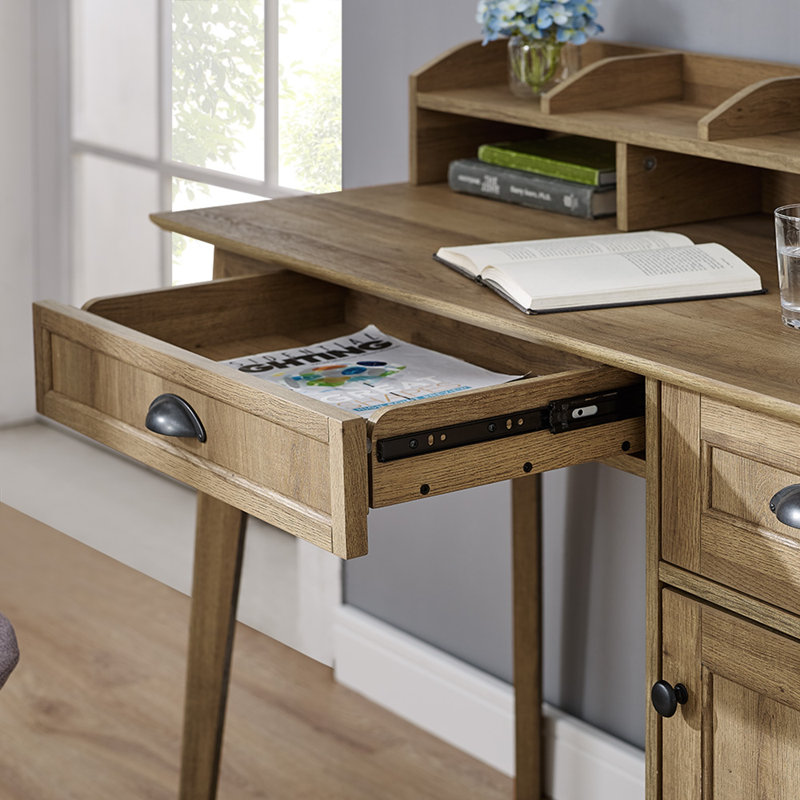 Bureau d'écriture pour bureau à domicile avec huche et armoire