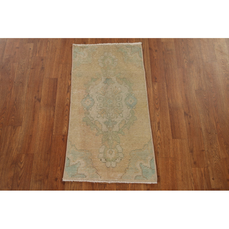 Tapis turc Anatolian en laine noué à la main 1 x 3