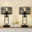 2- Light 48.5cm Industrial Metal Table Lamp