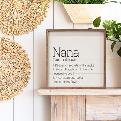 Nana Definition White