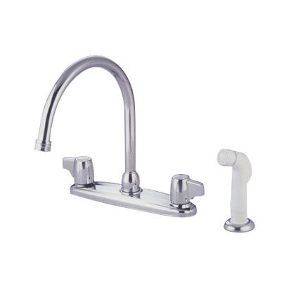 Franklin Double Handle Kitchen Faucet with Side Spray