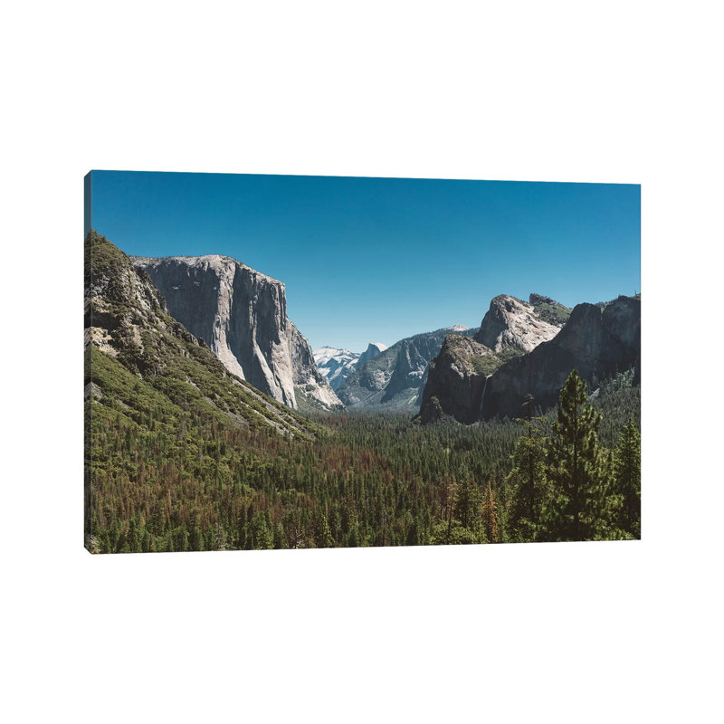 Tunnel View, Yosemite National Park V by Bethany Young - Print on Canvas, 66.04cm H x 101.6cm W x 3.81cm D, Wrapped Canvas