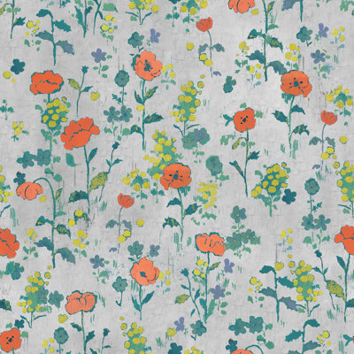 Paule Marrot Floral Wallpaper Double Roll
