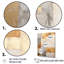 Art zen scandinave moderne beige et doré I-97053385-97053392