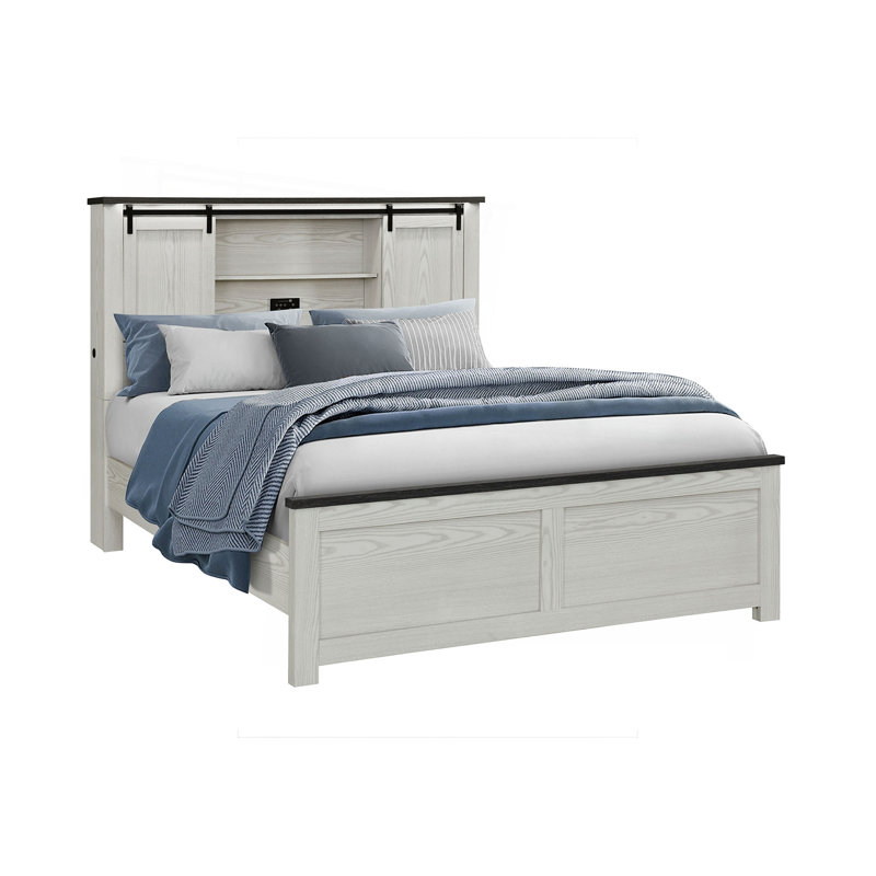 Lit beige Premium Avery, Grand lit