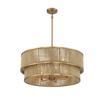 Han 6 - Light Dimmable Tiered Chandelier