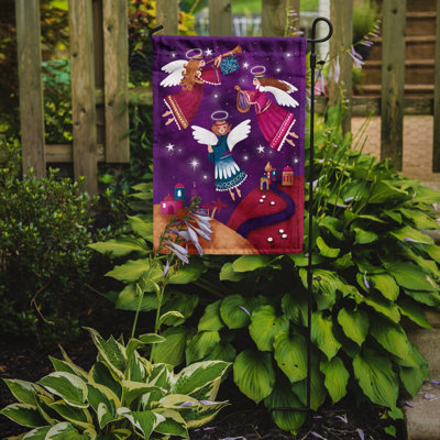 Drapeau de jardin Daylesford Christmas Angels in Mauve