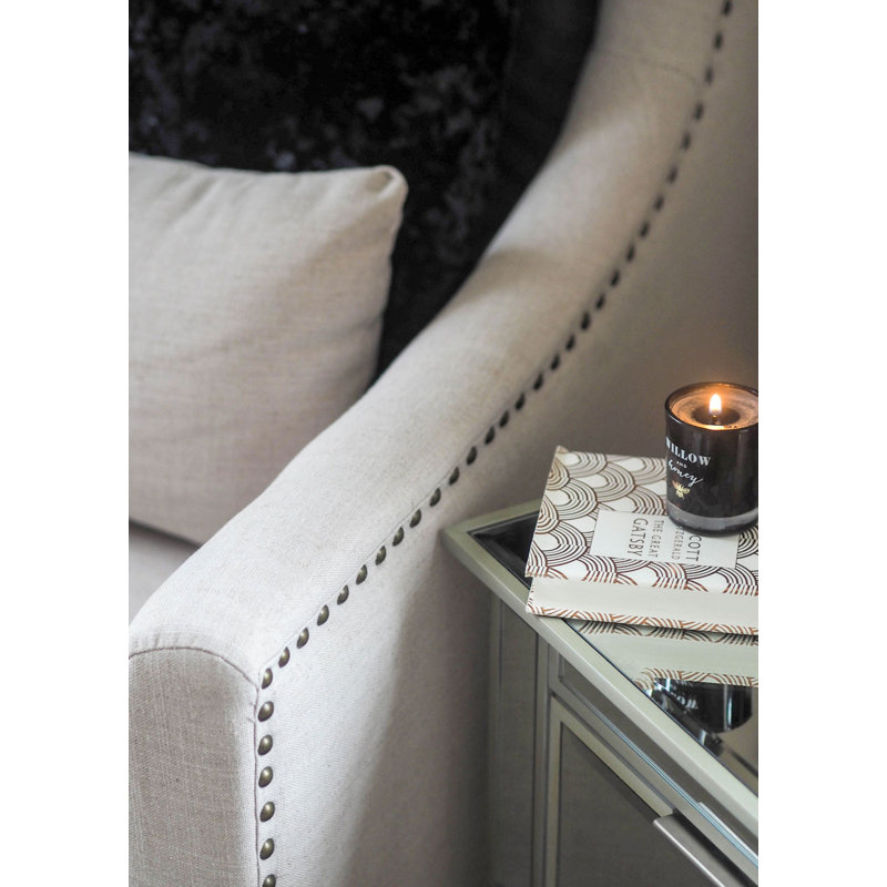 Hemming Upholstered Armchair, Natural