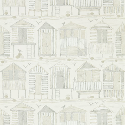 Beach Huts Wallpaper