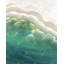 Turquoise mer - Vagues turquoise encadrées