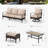 Argyri 5-7-Person Patio Conversation Set with Swivel Lounge Chairs & Sofa-88545845