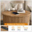 Table de bout cylindrique Mid Century