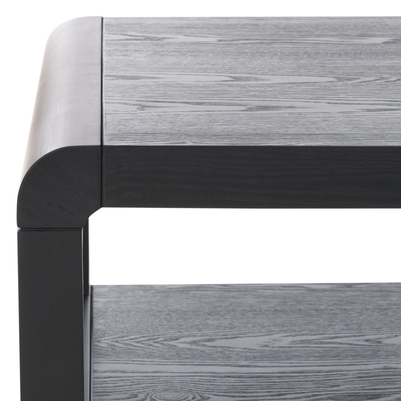 Newton 1 Shelf Coffee Table, Black