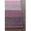 Bidan Wool Striped Area Rug in Purple-1086369248