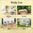 Backless Slatted Bench, Wood Outdoor Bench