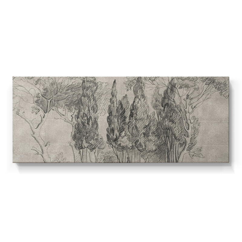 Série paysage - MLVI - Toile tendue avec châssis - Prêt à accrocher, H 16 po x l 40 po