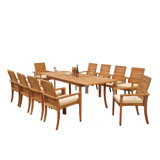 Algrave Outdoor 11 - Piece Teak Dining Set