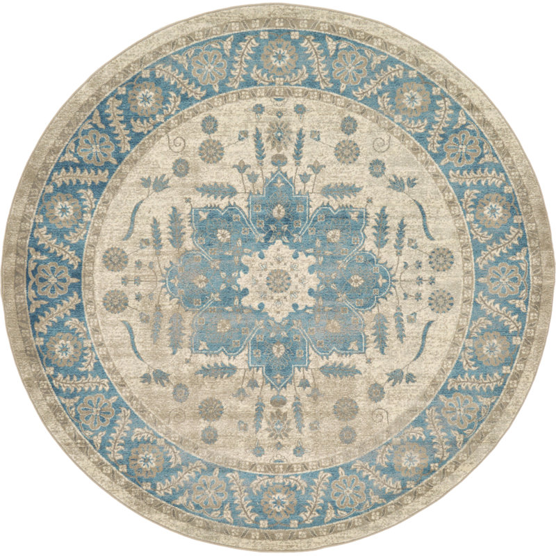 Pastore Oriental Indoor Rug, Round 8'