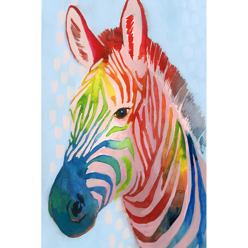 Jungle Spectrum I by Grace Popp - Painting on Canvas, 30cm H x 20cm W, Wrapped Canvas