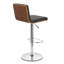 Swivel Upholstered Adjustable Height Counter Stool-31455584