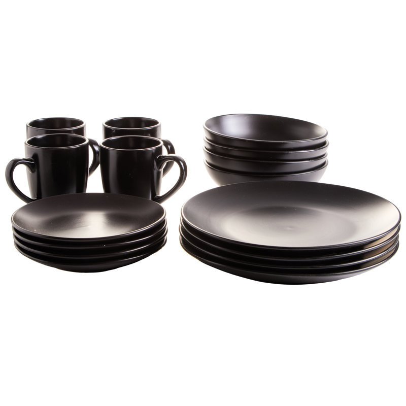 Chamblis Stoneware Dinnerware Set Piece - Service for 4