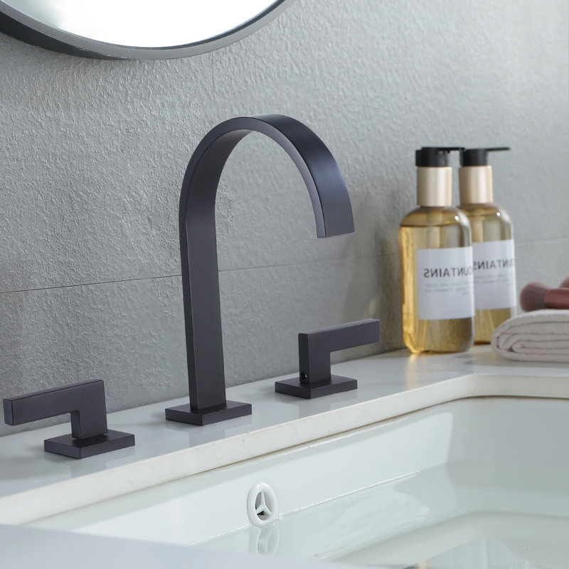Robinet de salle de bain à large entraxe