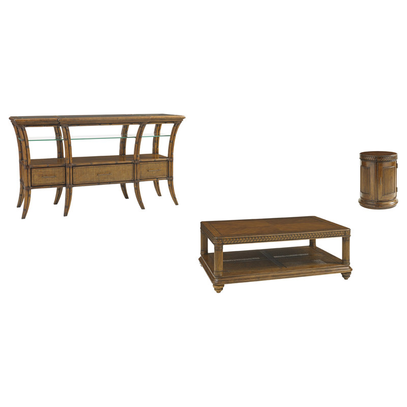 Ensemble de 3 tables basses Bali Hai