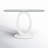 Rehberg 47'' Glass Top Console Table-106209087