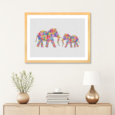 " Floral Elephants "