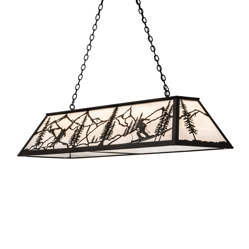 60" Long Alpine Oblong Pendant