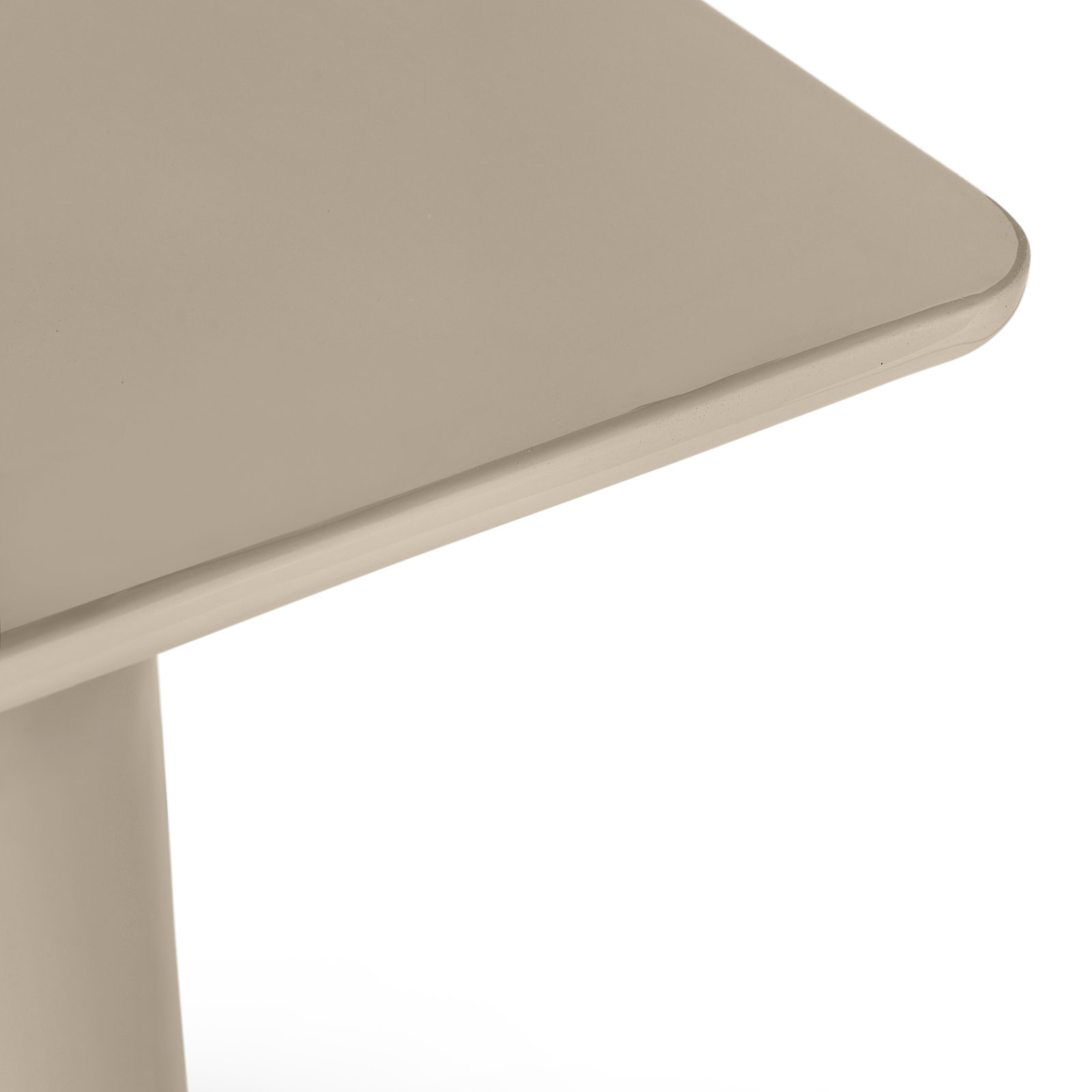 Tommie Coffee Table, Latte Taupe, TALL 16.5" H x 23.75" L x 23.75" W