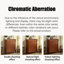 Armoire d'appoint en bois manufacturé brun massif